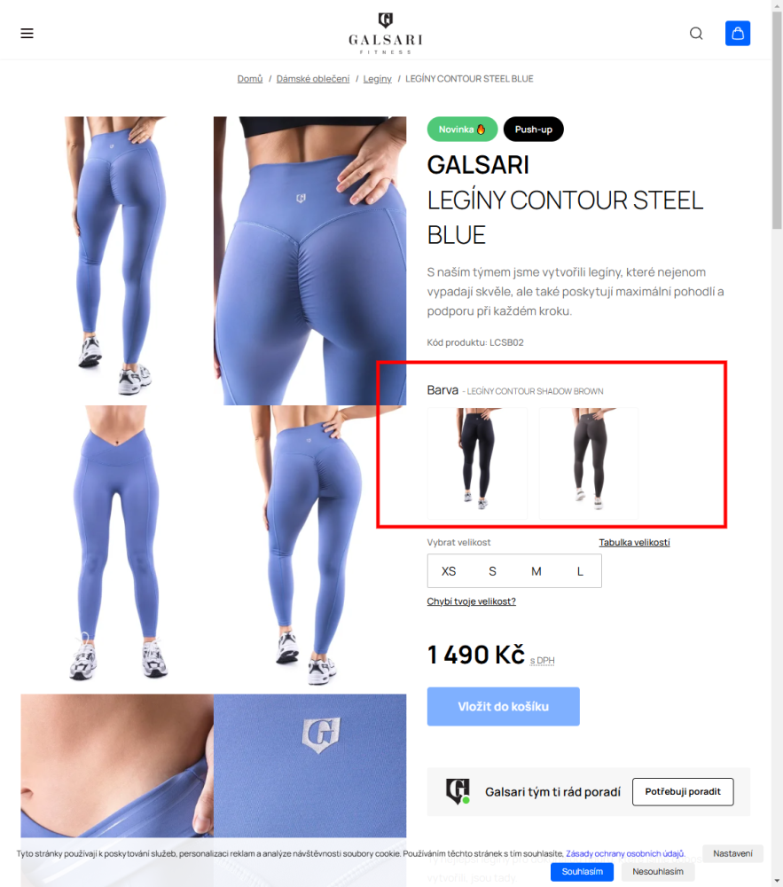 Ala varianty produktů z master produktů na e-shopu Shoptet – přehlednější zobrazení produktů
