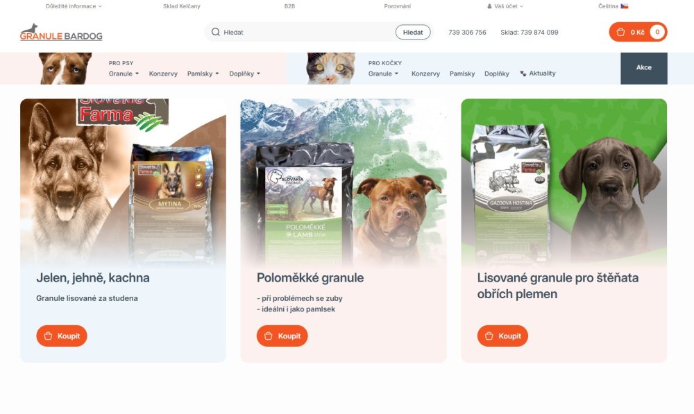 Náhled e-shopu granulebardog.cz a .sk