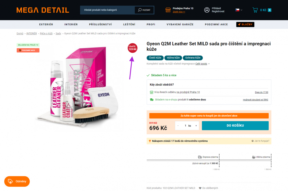Předělání akčních cen na systém ušetříte xxx Kč s novými moduly pro zobrazení ušetřené částky (Upgates)