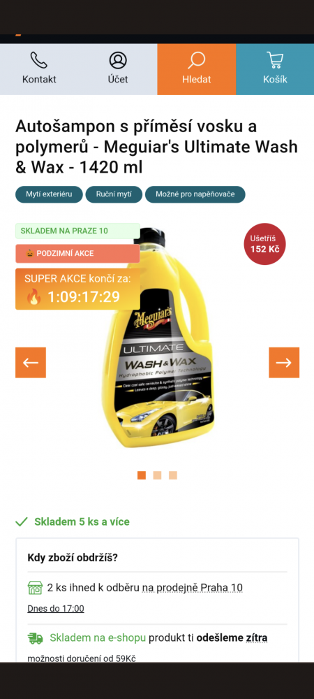 Automatický odpočet do ukončení akce pro Upgates e-shop