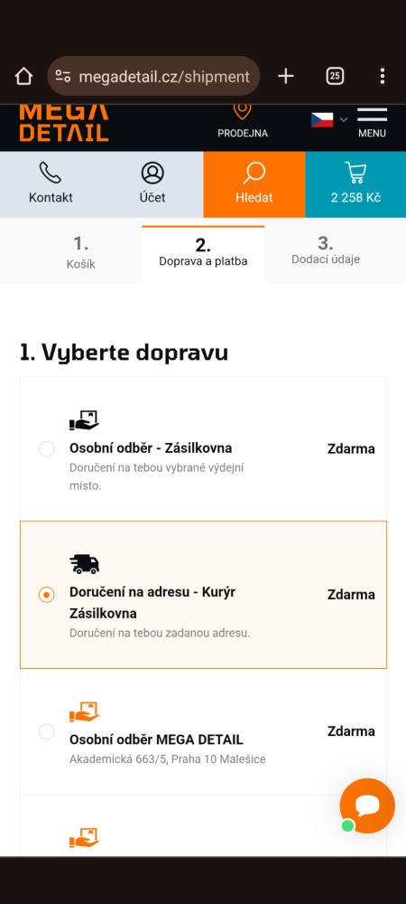 Grafická a funkční optimalizace celého košíku a jeho průchodnosti pro Upgates