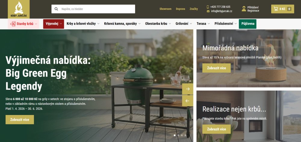 Náhled e-shopu krbyjurcak.cz