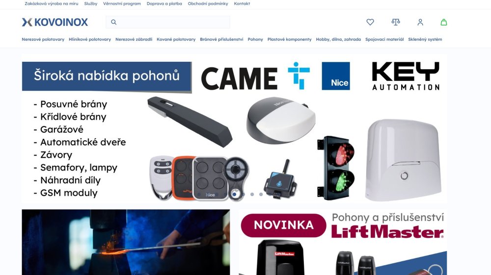 Náhled e-shopu kovoinox.cz