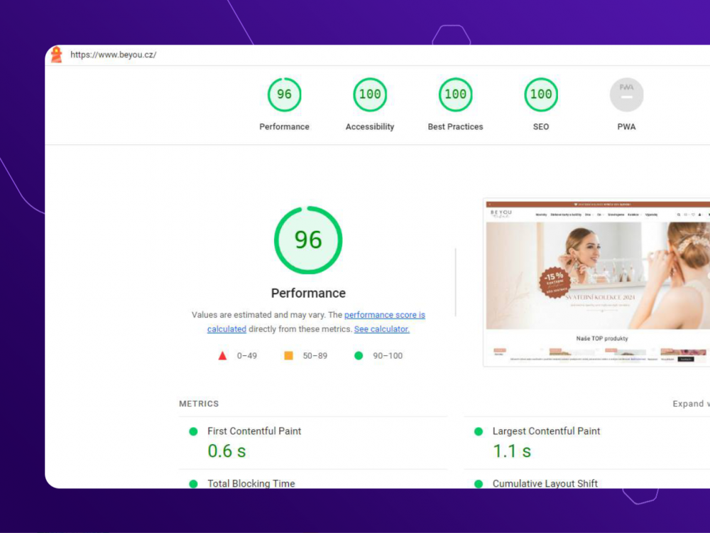 Optimalizace načítání, doporučených postupů a technické SEO pro maximální plnění Google Lighthouse (Upgates)