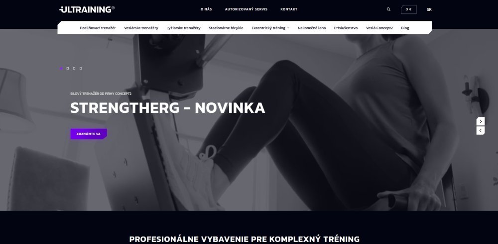 Náhled e-shopu ultraining.sk