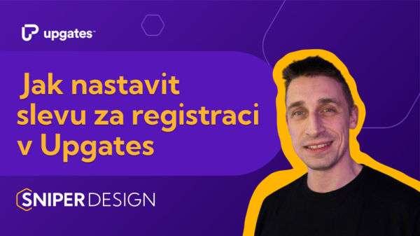 Jak nastavit slevu za registraci v Upgates a sbírat více e-mailů