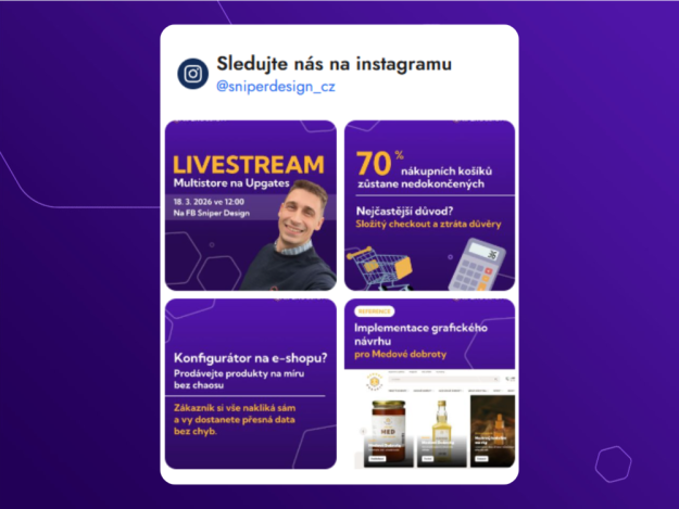 Designové vylepšení Instagramového modulu Shoptet