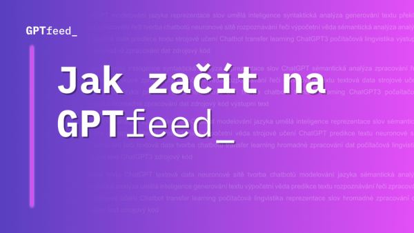 Jak založit účet na GPTfeed