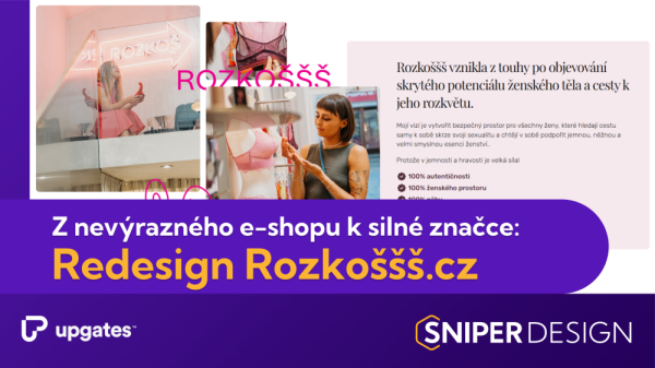 Redesign e-shopu Rozkoššš.cz: od slabého designu k silné značce