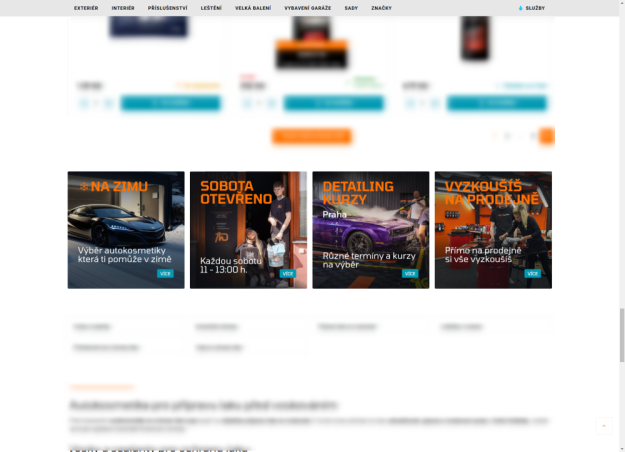 Řada čtvercových bannerů v kategoriích v Upgates – efektivní propagace a designové obohacení e-shopu