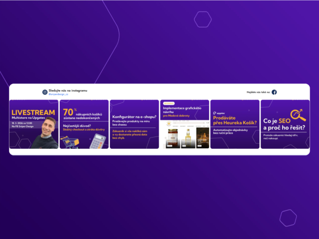 Designové vylepšení Instagramového modulu Shoptet