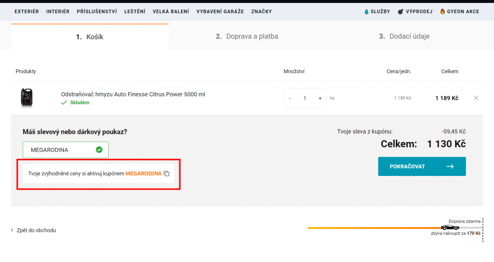 Sleva pro registrované v detailu produktu + zobrazení po přihlášení (Upgates)