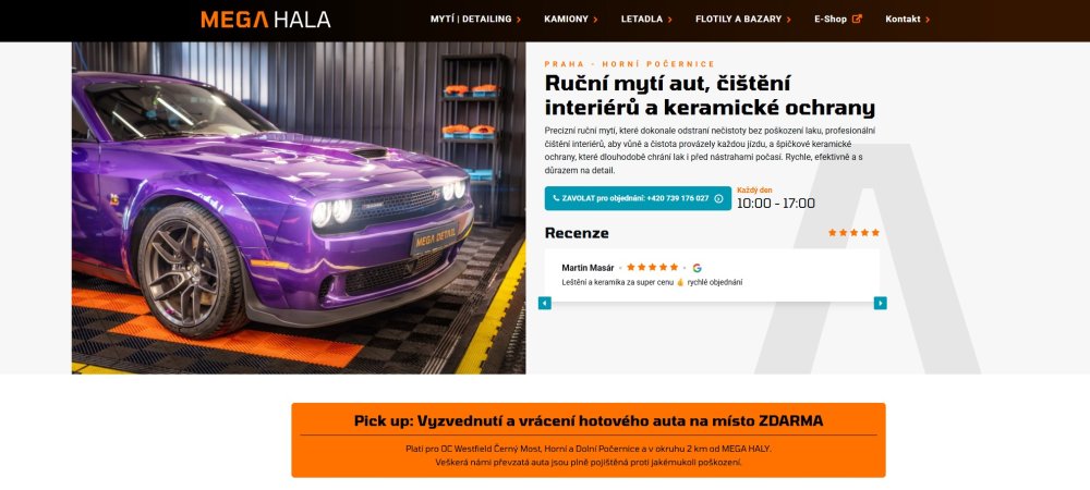 Náhled e-shopu megahala.cz
