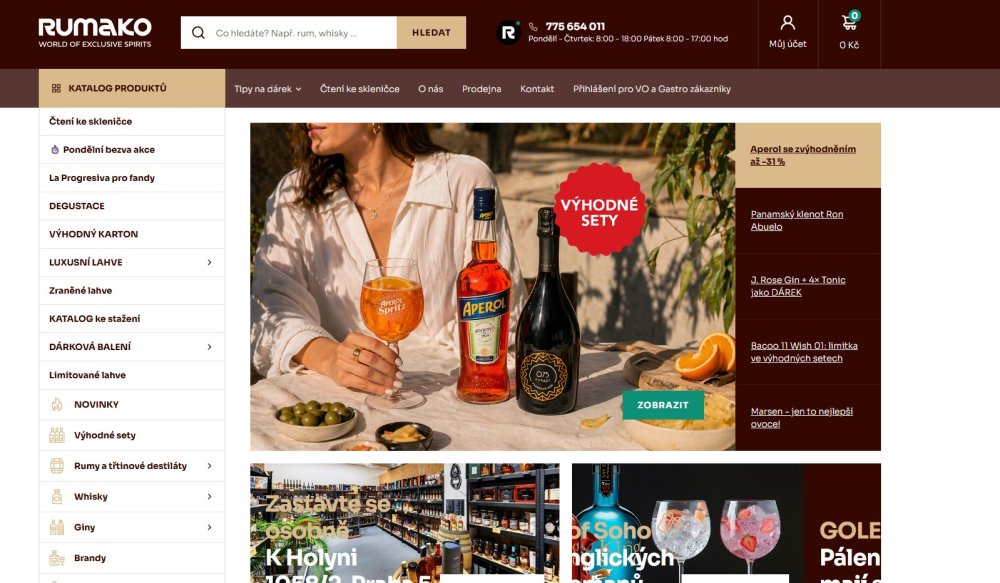 Náhled e-shopu rumakoshop.cz