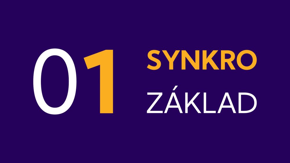 01 Registrace v administraci IS.SYNKRO a první obecná nastavení