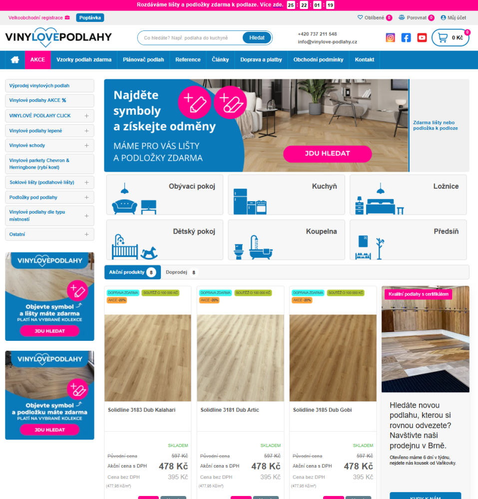 Náhled e-shopu vinylove-podlahy.cz