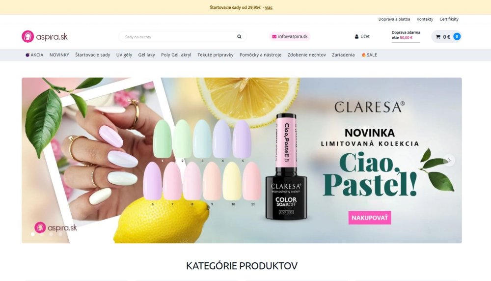 Náhled e-shopu aspira.sk
