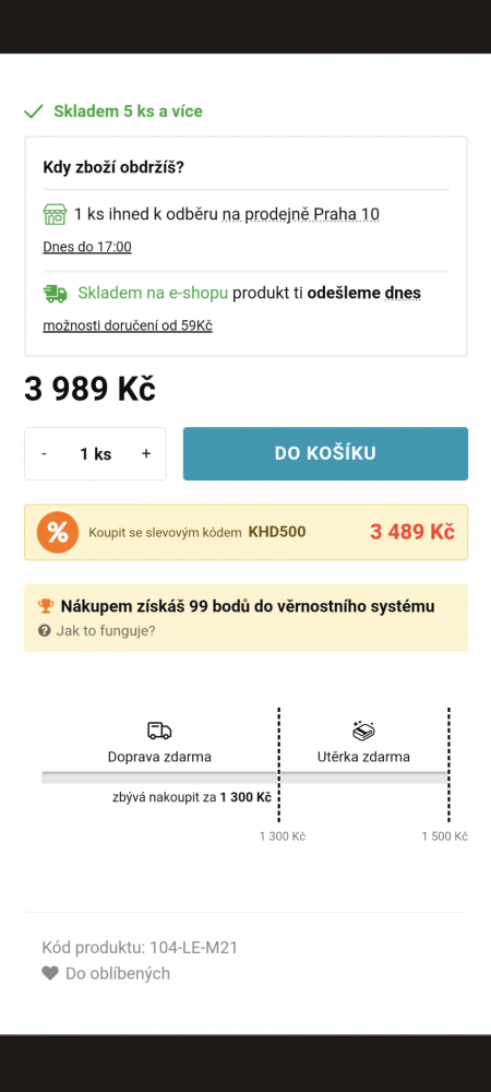 Slevový kupon přímo na produktu - nakupte teď s tímto kuponem (Upgates)