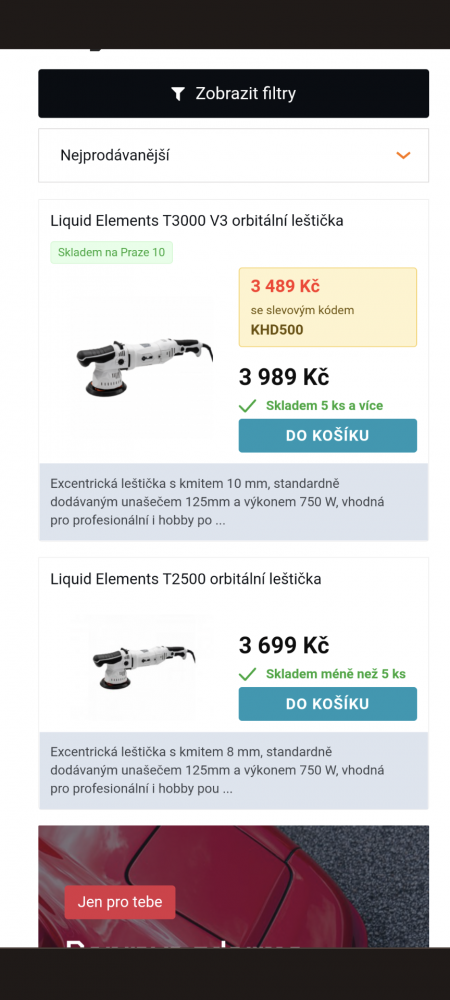 Slevový kupon přímo na produktu - nakupte teď s tímto kuponem (Upgates)