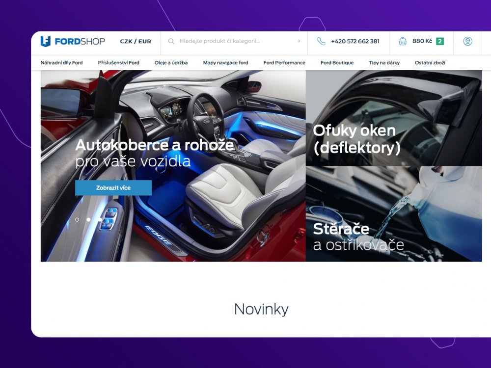 Úprava rozložení hlavních bannerů na home page 1 + 2 malé (Upgates)