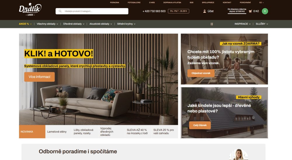 Náhled e-shopu drdlik.cz