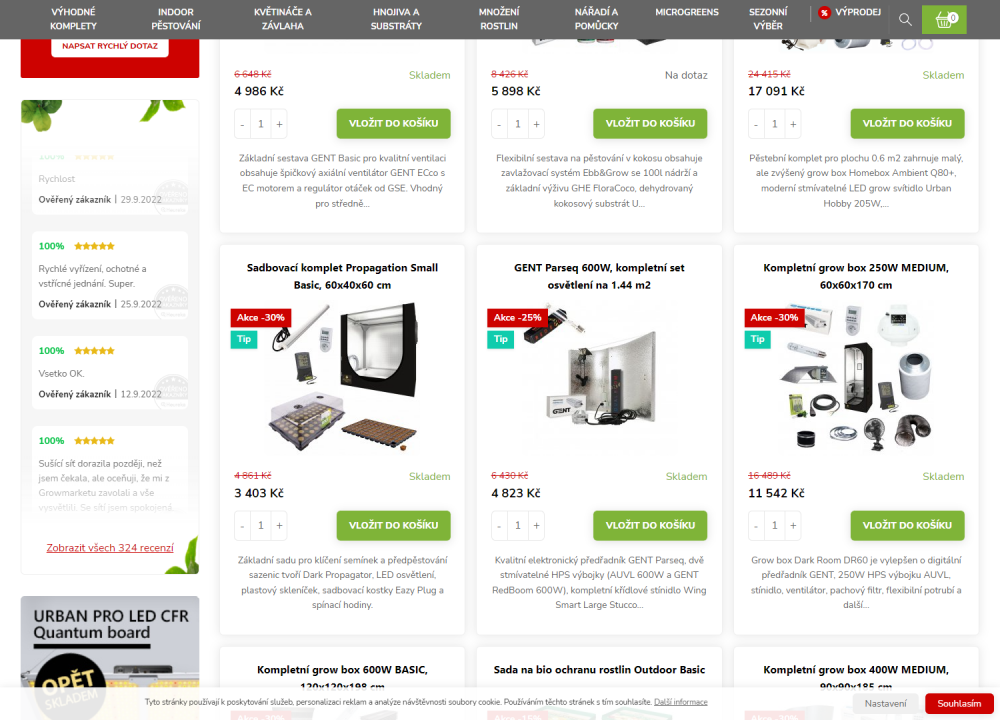 Heureka recenze na Upgates e-shop V 3.0 - automatický import do e-shopu s možností filtrování