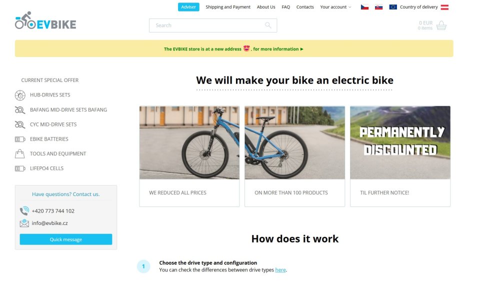 Náhled e-shopu evbike.eu