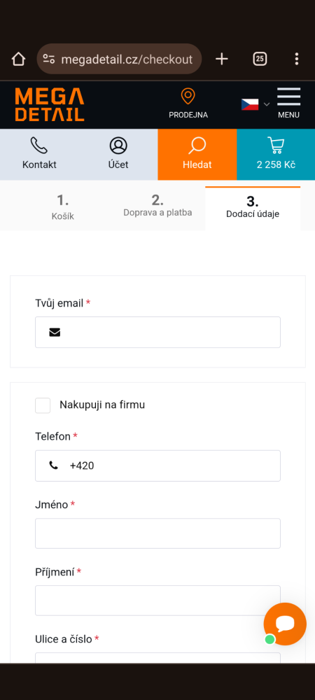 Grafická a funkční optimalizace celého košíku a jeho průchodnosti pro Upgates
