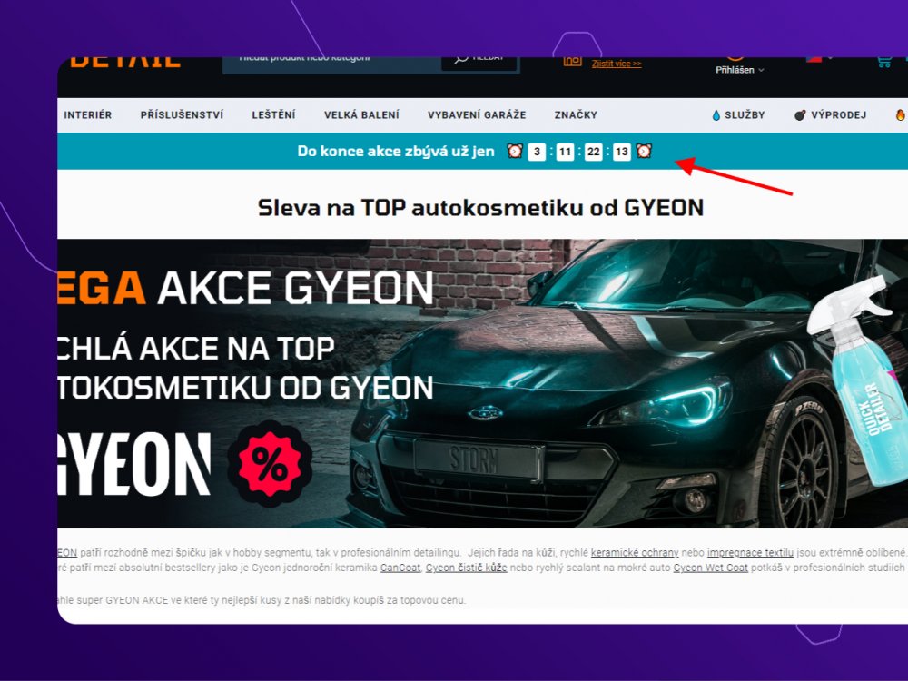 Speciální kategorie na akci s odpočtem (Upgates)