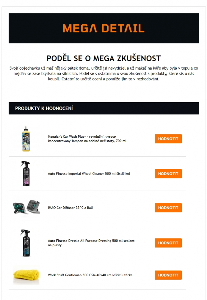 NEXT-GEN modul recenze a hodnocení na produkty se zaměřením na jejich snadné získávání