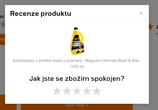 NEXT-GEN modul recenze a hodnocení na produkty se zaměřením na jejich snadné získávání