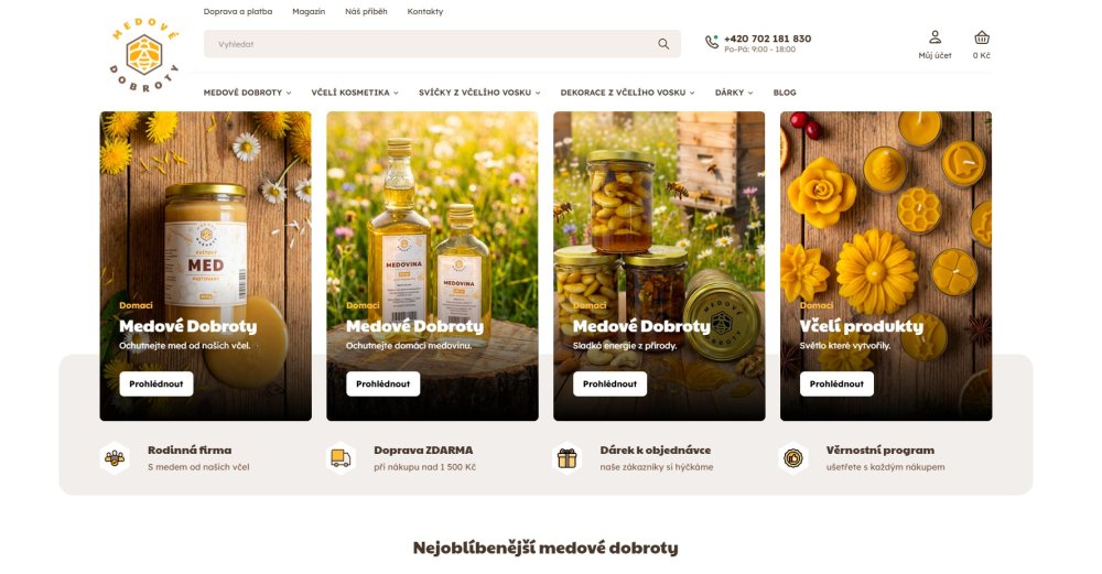 Náhled e-shopu medovedobroty.cz