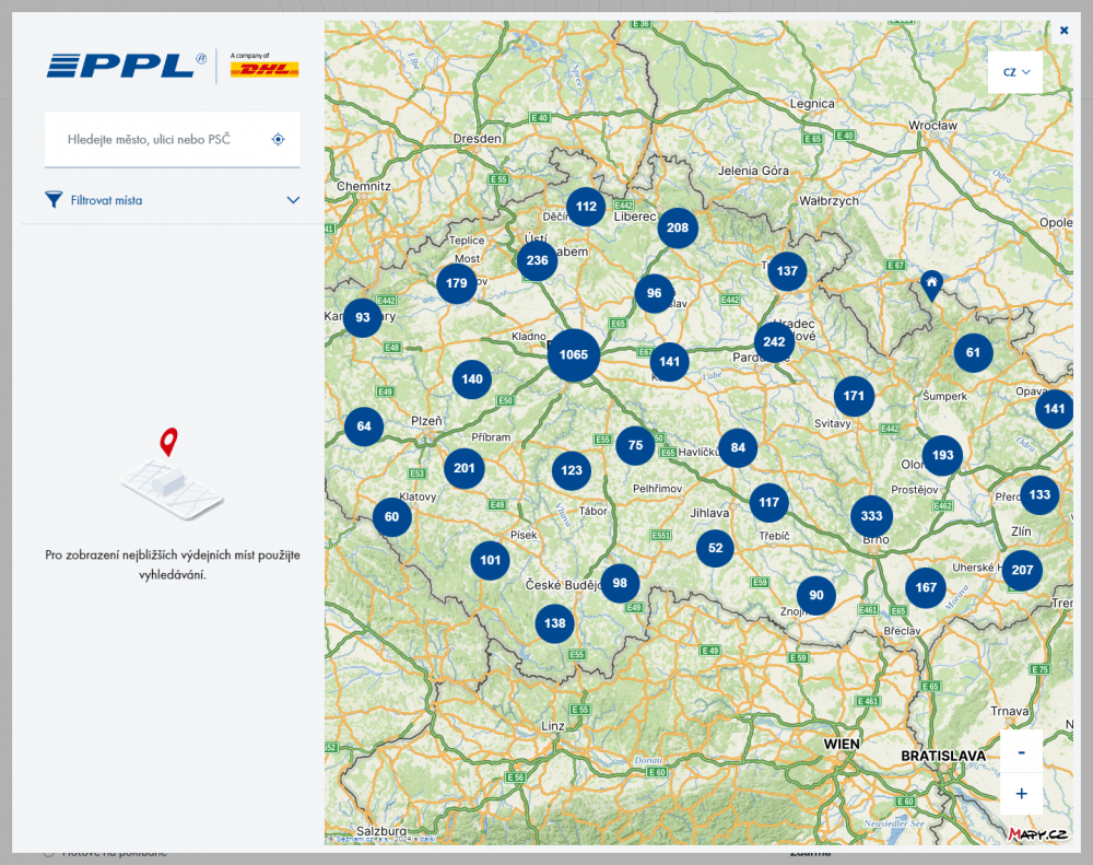 Aktualizace widgetů přepravců (DPD, PPL, Zasilkovna, WEDO, Česká pošta, GLS) pro Upgates e-shop verze od 3.6