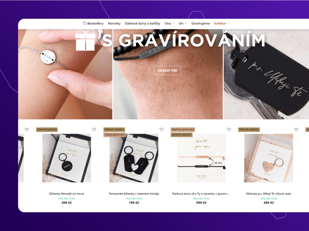 Marketingová LANDING PAGE pro kampaně na Upgates