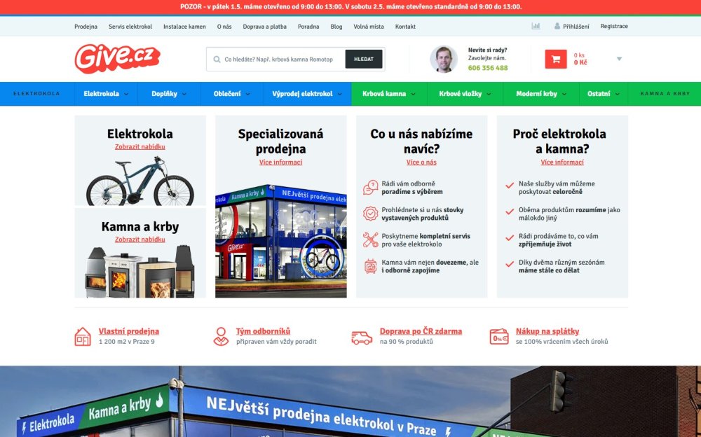 Náhled e-shopu give.cz