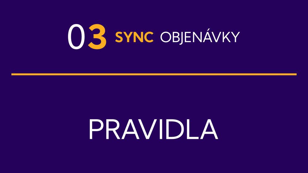 03 - SYNC Objednávky - Jak aktivovat nastavovat pravidla automatizace objednávek