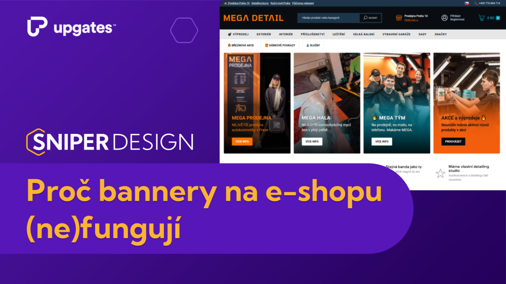 Bannery na e-shopu: Nevyužitý potenciál, který vás stojí zákazníky