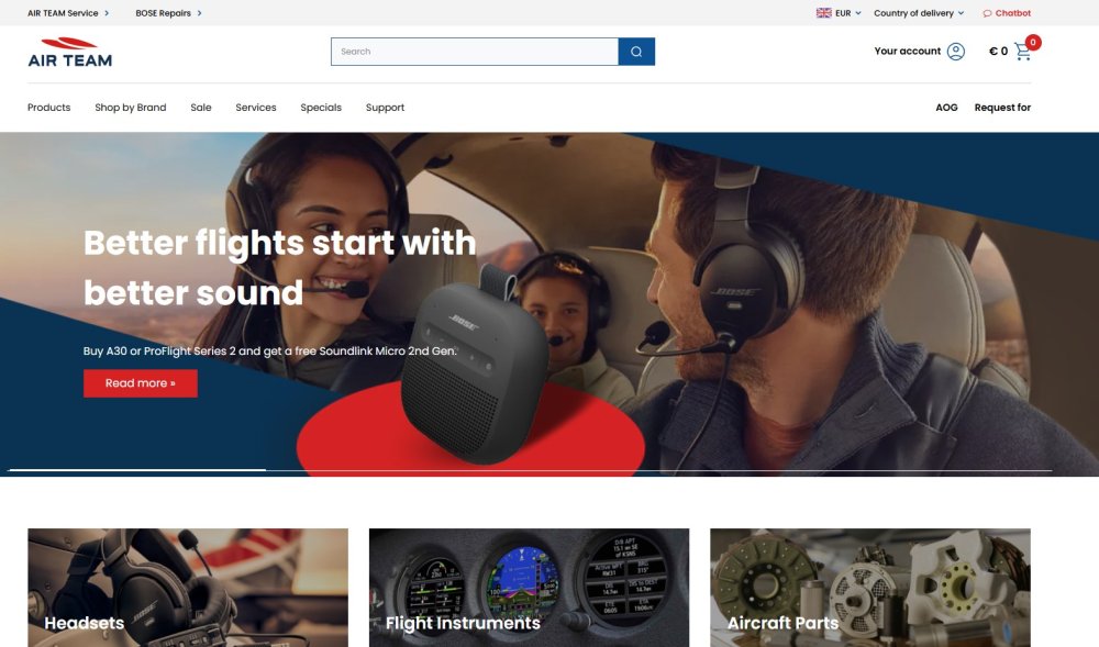 Náhled e-shopu airteam.eu
